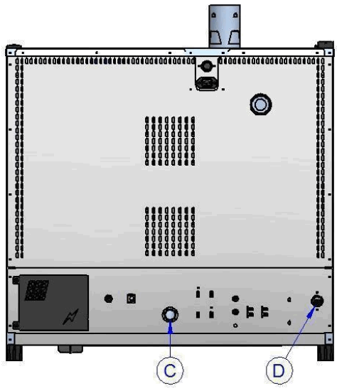 ggm gastro 20707000 6 Burners Gas Stove Static Electric Oven - 9