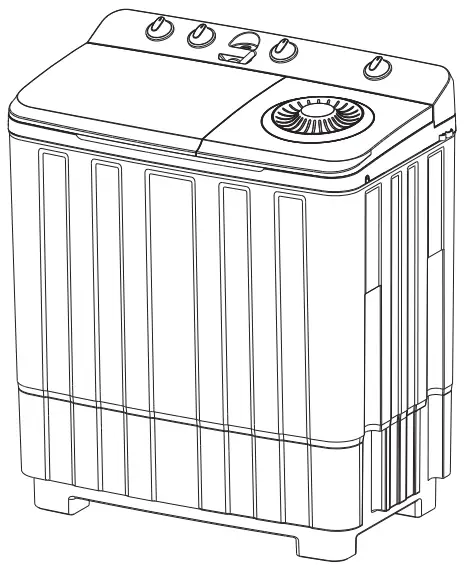 Hisense WSRB1201W Twin Tub Washer machine
