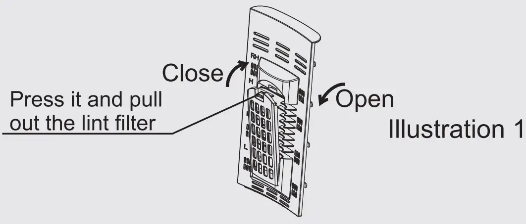 Cleaning instruction