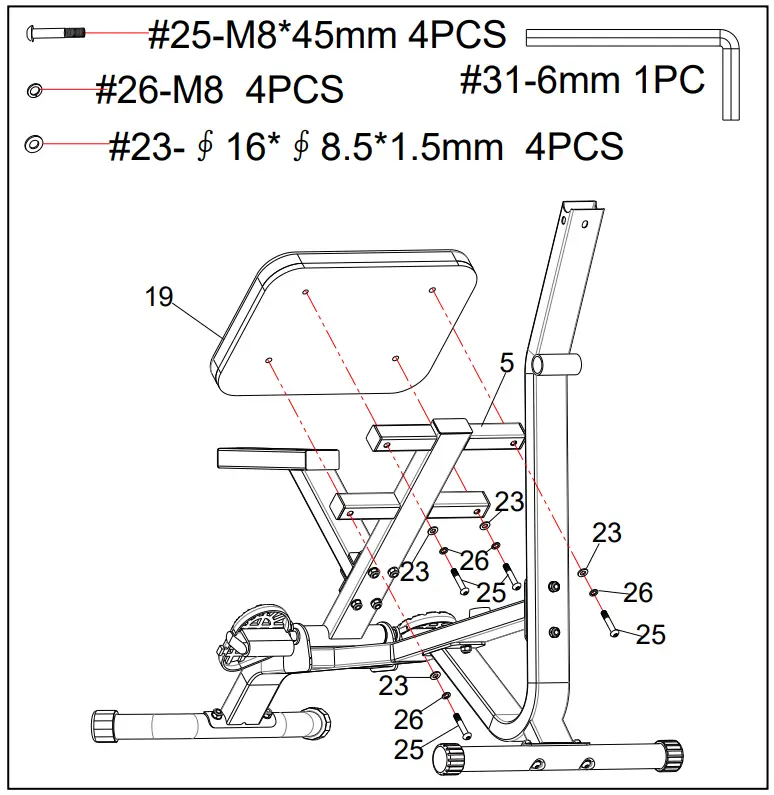 SUNNY SF BH621002 Stretch Training Machine - STEP4
