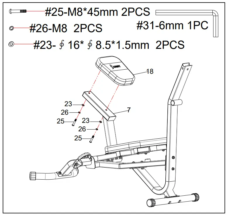 SUNNY SF BH621002 Stretch Training Machine - STEP5