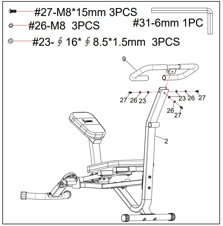 SUNNY SF BH621002 Stretch Training Machine - STEP6