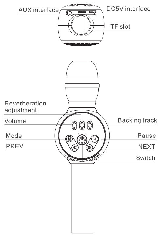 tech inc H10 Karaoke Microphone - 1