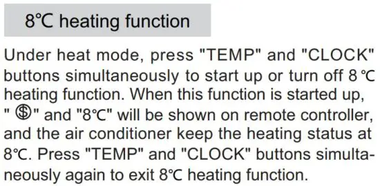 FIG 20 8C heating function