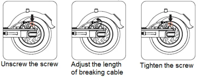 insportline Electric Scooter 19887 Swifter - brakes manually