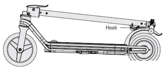 insportline Electric Scooter 19887 Swifter - hook on the fender
