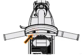 insportline Electric Scooter 19887 Swifter - left to turn it on