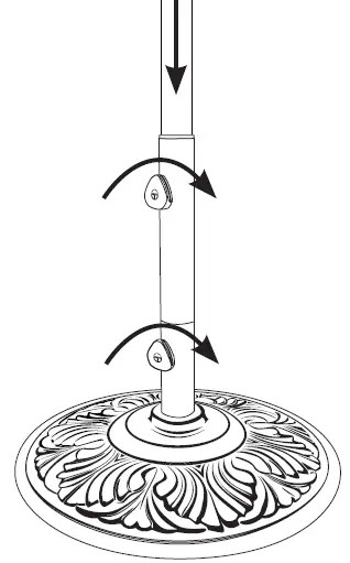 TREASURE GARDEN Champagne Umbrella Base-4