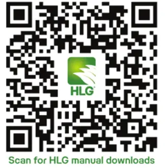 HLG 100 R Spec LED Veg Grow Light - QR code