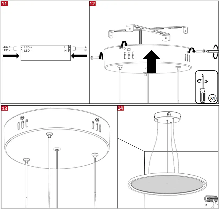resistex 795503 MAXICIRCLED NU 7212lm 4000K 48W Round LED Suspension - FIG 2