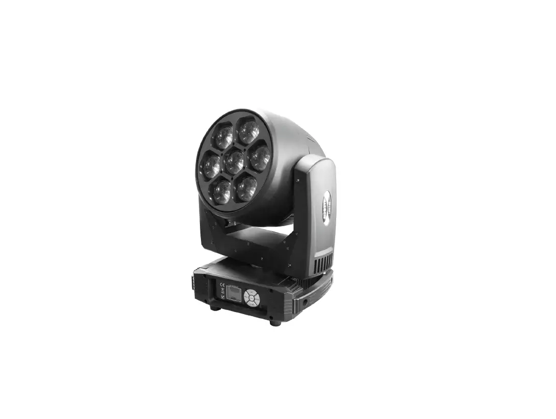 Flash F7100555 Led Moving Head 7x40w Big Eye Mini User Manual Flash F7100555 Led Moving Head 7x40w Big Eye Mini User Manual
