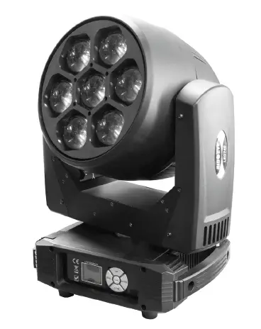 FLASH F7100555 LED Moving Head 7x40w Big Eye Mini