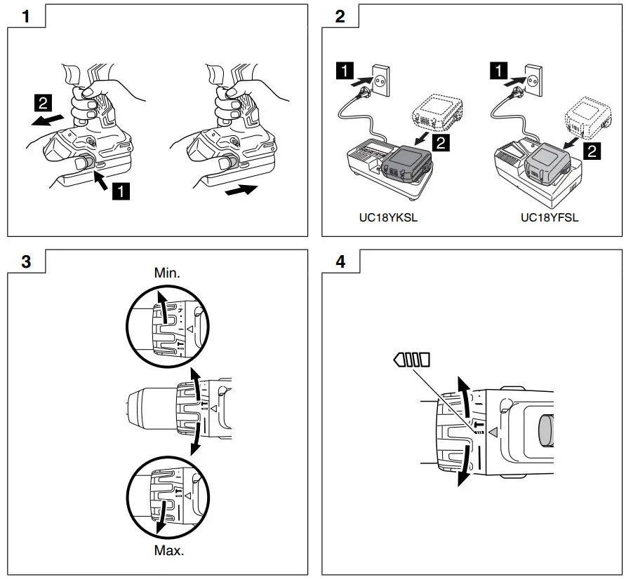 HiKOKI DV 18DGAL 18V Combi Drill 2 x 5.0Ah Batteries- 1