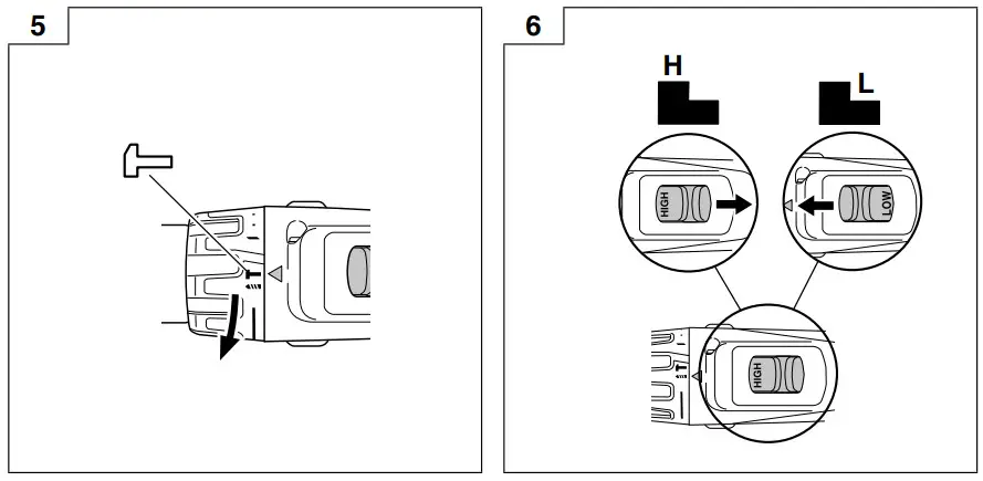 HiKOKI DV 18DGAL 18V Combi Drill 2 x 5.0Ah Batteries- 5