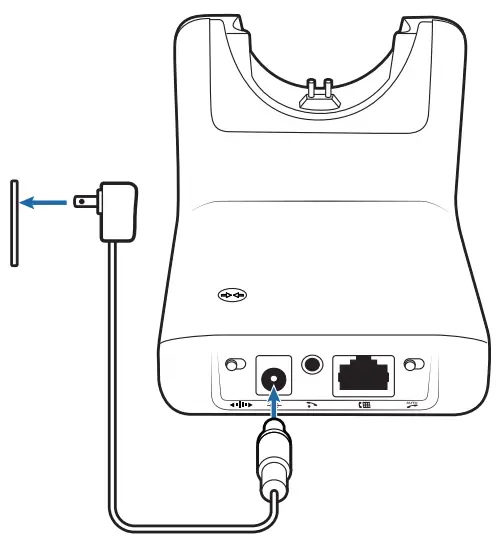 plantronics CS510 CS520 Wireless Headset System - Headset Set Up 2