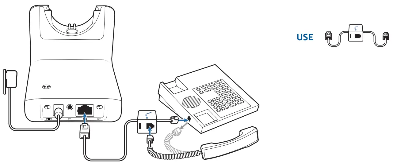 plantronics CS510 CS520 Wireless Headset System - Headset Set Up 4