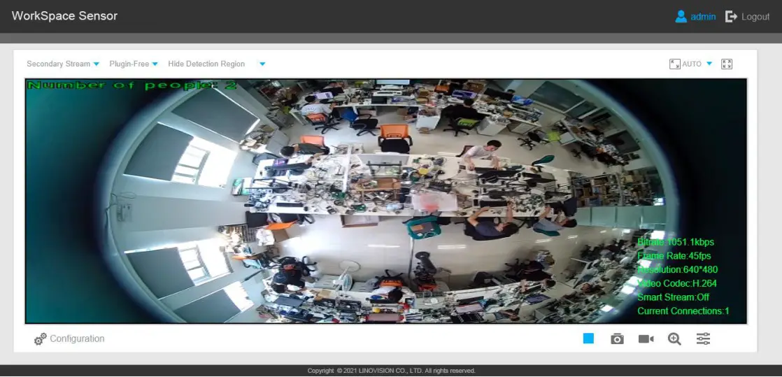 LINOVISION S500SD LoRaWAN Wireless WorkSpace Sensor - Live Video