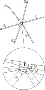 Step 2 Making the hexagon assemblies