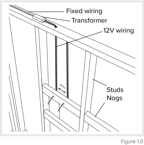 newtech Polo Vertical Heated Rail - Figure 1