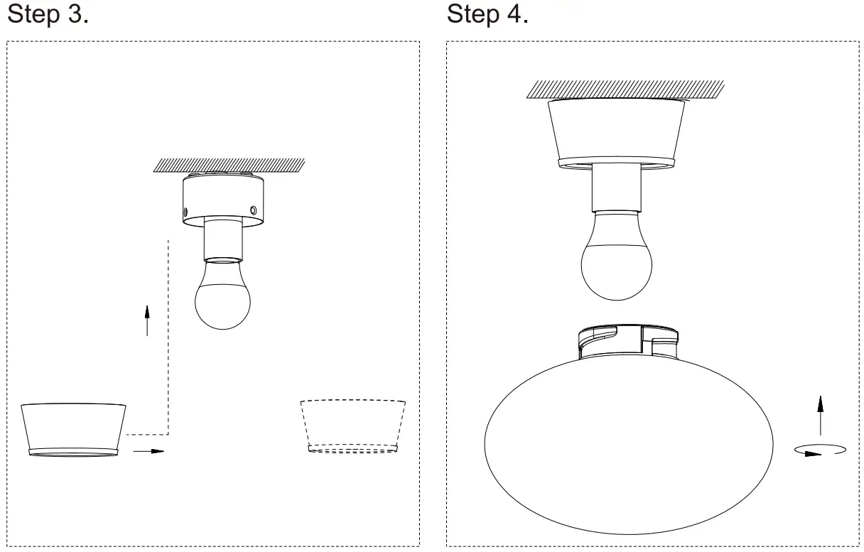NOVA LIFE 8013902221 Maggie Ceiling Light - Fig 2
