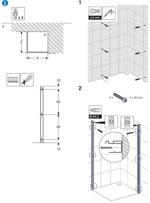 KOLO GEO 90cm Shower Cabin - 3