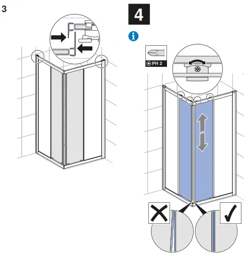 KOLO GEO 90cm Shower Cabin - 8