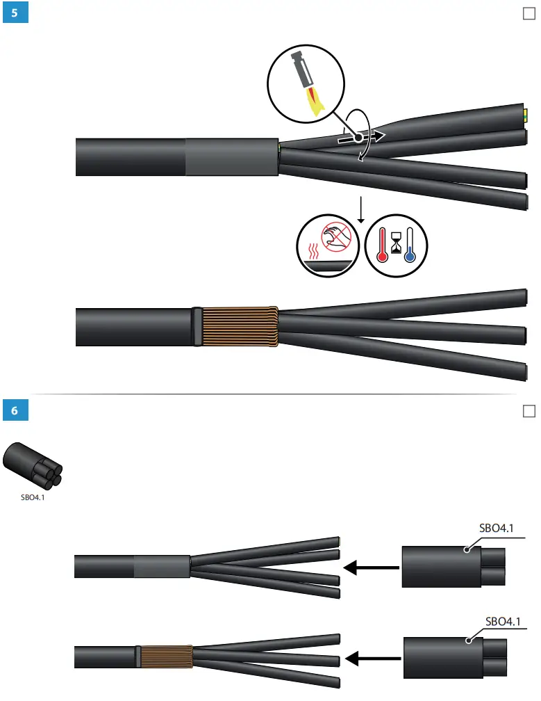 ENSTO STKOBN4X25 Heat Shrink Outdoor end Termination - fig 10