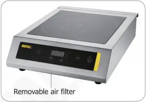 Removable air filter