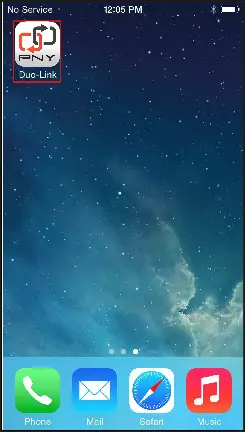 DUO-LINK app icon on the home screen
