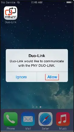Using DUO-LINK App