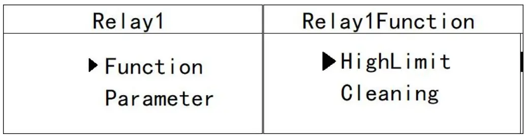 DOG-2092Pro Online Dissolved Oxygen Meter Relay 1 setting