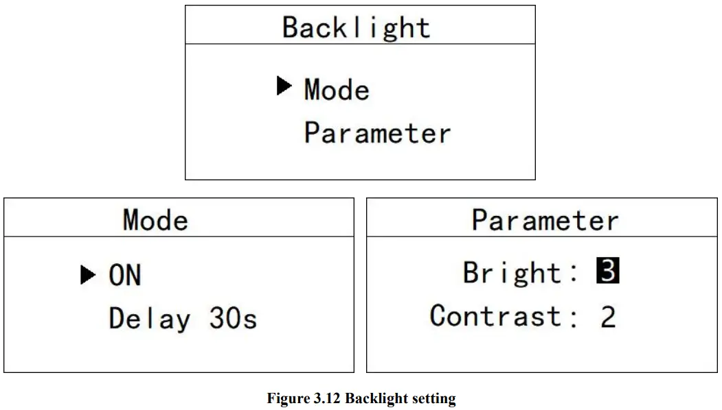 DOG-2092Pro Online Dissolved Oxygen Meter Backlight setting