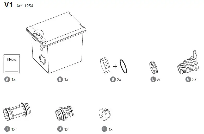 GARDENA 1254 Irrigation Valve Box-1