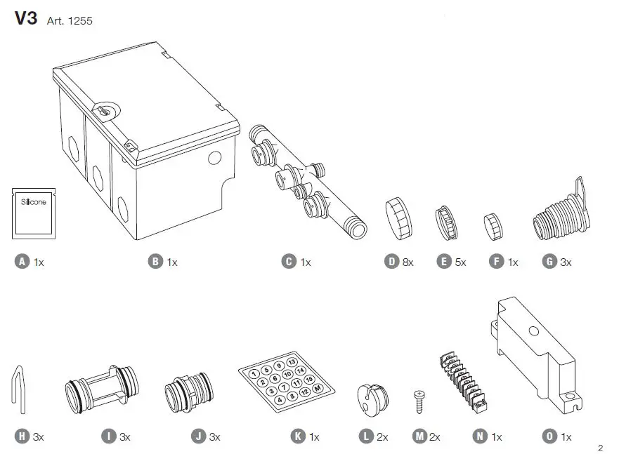 GARDENA 1254 Irrigation Valve Box-2