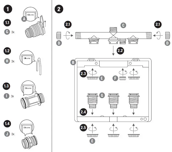 GARDENA 1254 Irrigation Valve Box-3