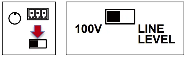 Connecting central amplifier unit for public broadcasting