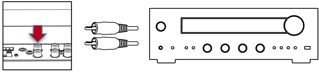 Connecting the assistive listening device (ALD)