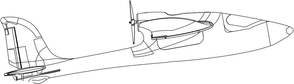 MODSTER Easy Trainer 800 V2 Electric Motor High Wing RTF