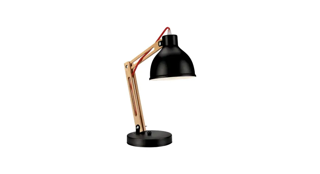 Qazqa 98423 Industrial Table Lamp Wood Instruction Manual