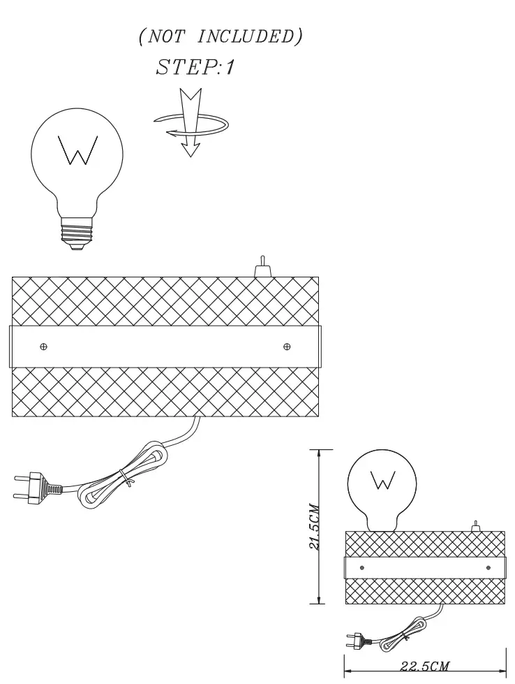 QAZQA 98423 Industrial Table Lamp Wood - fig