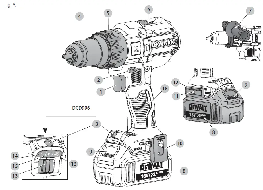 DEWALT DCD991, DCD996 20V MAX XR Brushless Drills 1