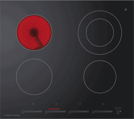 FISHER and PAYKEL CE244DTB1 24 Inch Electric Cooktop -