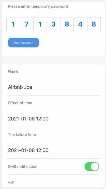 I H T IDL707 Digital Door Lock - 7