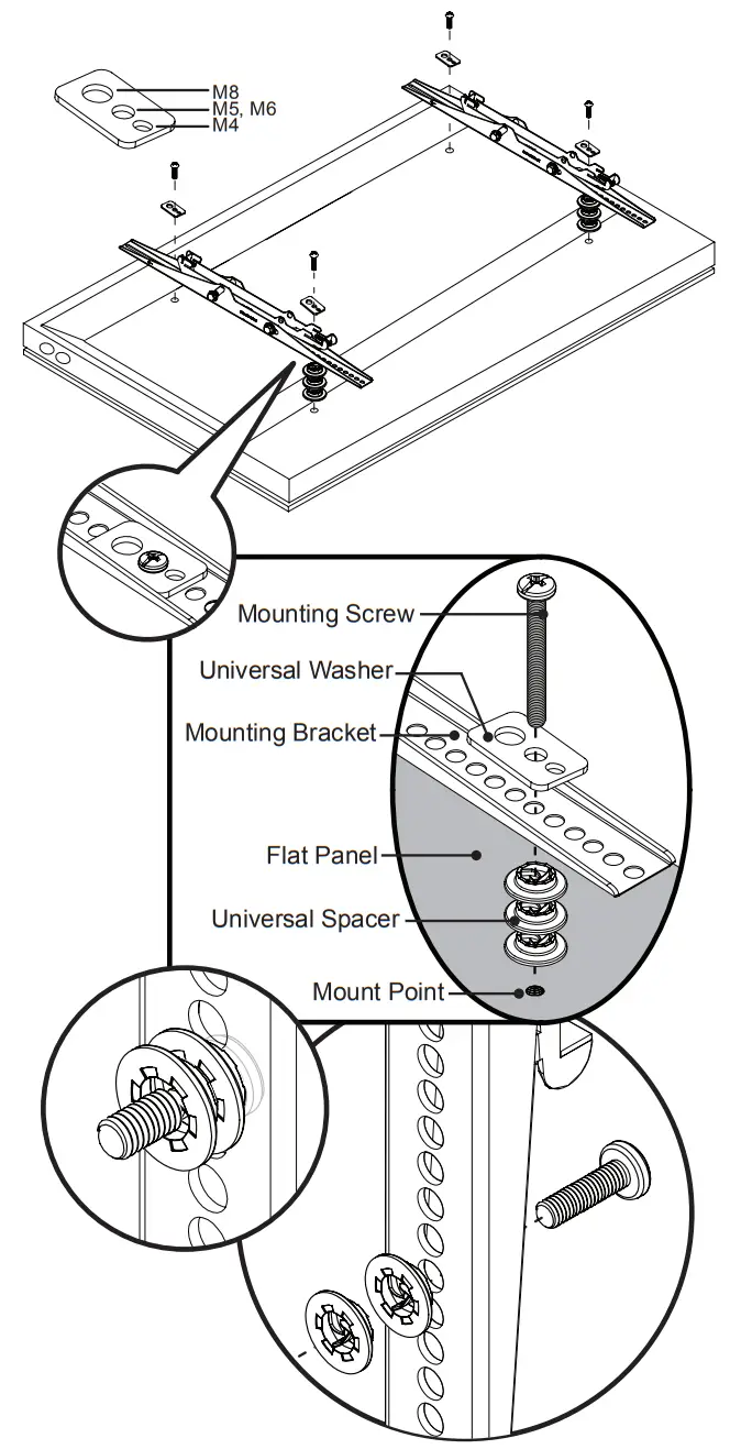 PREMIER P4263T Tilting Low Profile Wall Mount - fig 21