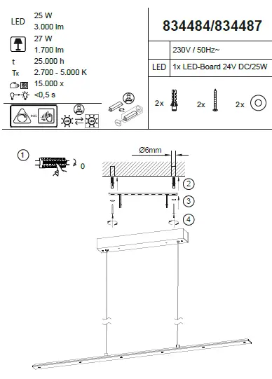 Paul-Neuhaus-8375-LED-Pendant-Light-Instruction-Manual-fig-1