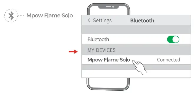 MPOW BH503A Flame Solo True Wireless Earbuds - MODE 12