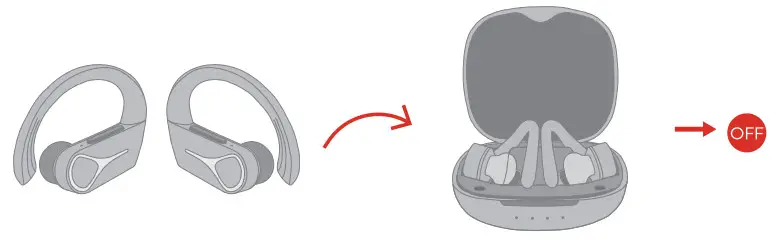 MPOW BH503A Flame Solo True Wireless Earbuds - POWR OFF