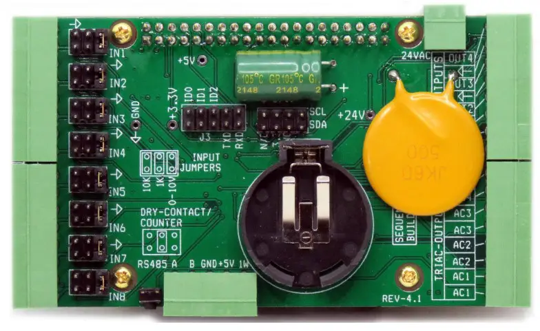 The Pi Hut Building Automation Card for Raspberry Pi - Fig