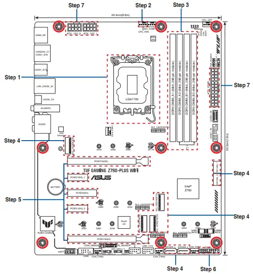 ASUS TUF GAMING Z790-PLUS WIFI Motherboard 3