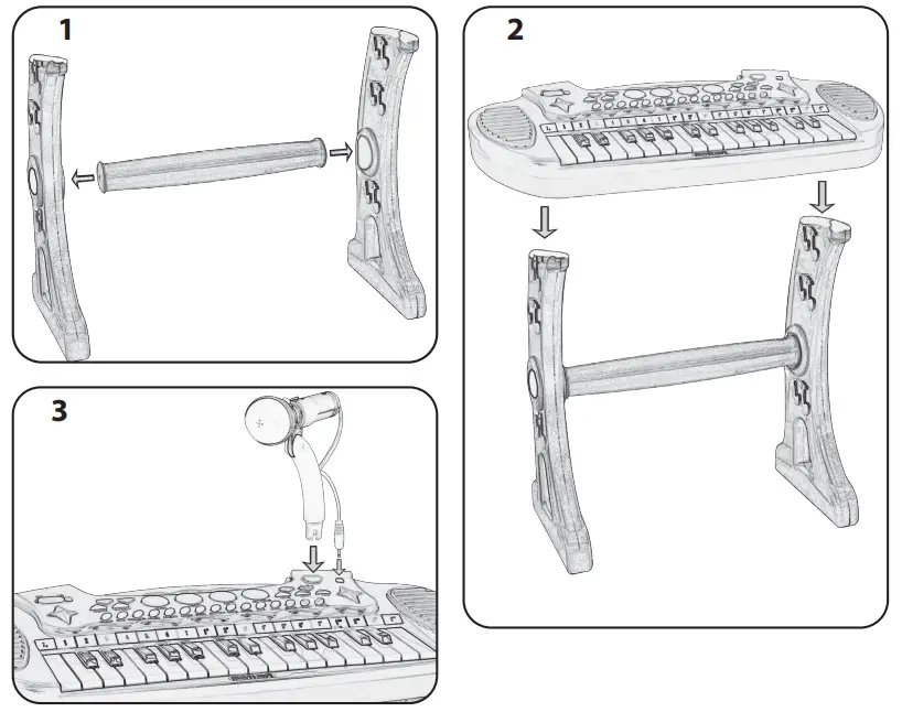 BONTEMPI 13 3240 13 3671 Electronic Keyboard - fig